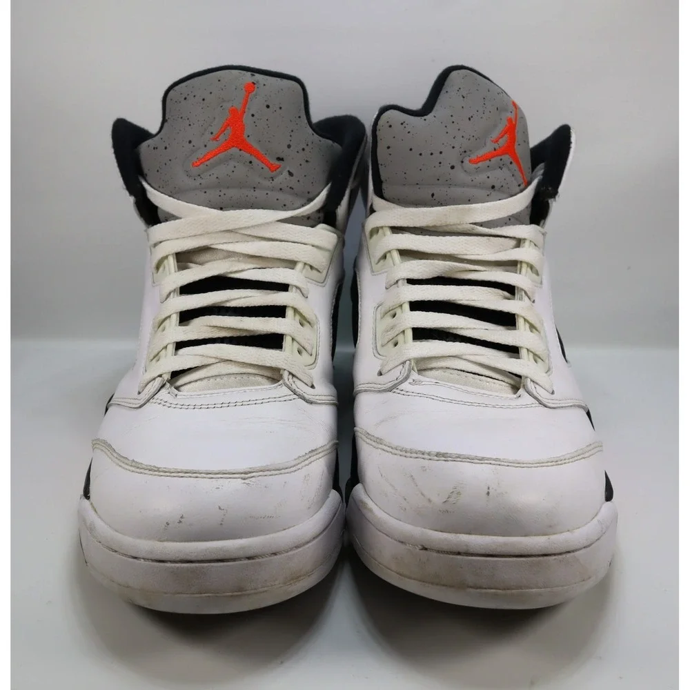 Nike Air Jordan 5 Retro Pro Stars White Green Men's Shoes Sneakers Size 11.5‎